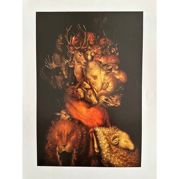 Arcimboldo, Terra, Allegory, Painting, Book Page, Art Print, ~ 250802-WH 350 H - Picture 2 of 2